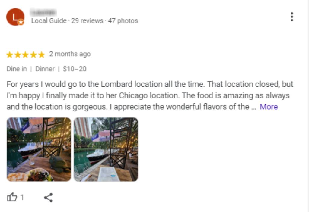 Google review