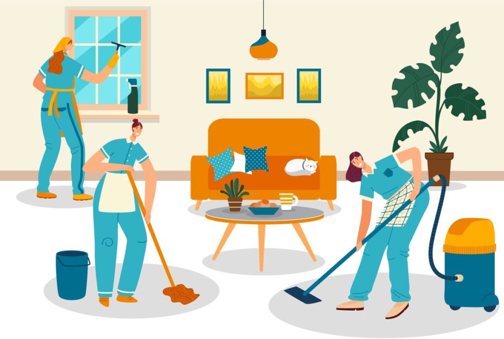 Catchy house cleaning ads