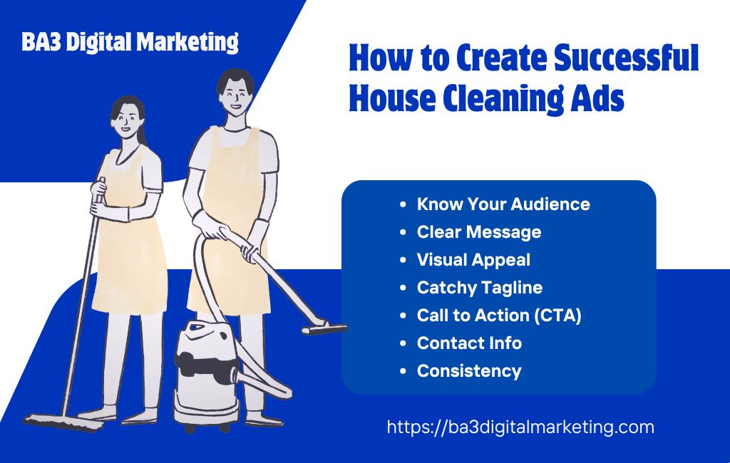 house cleaning ads​