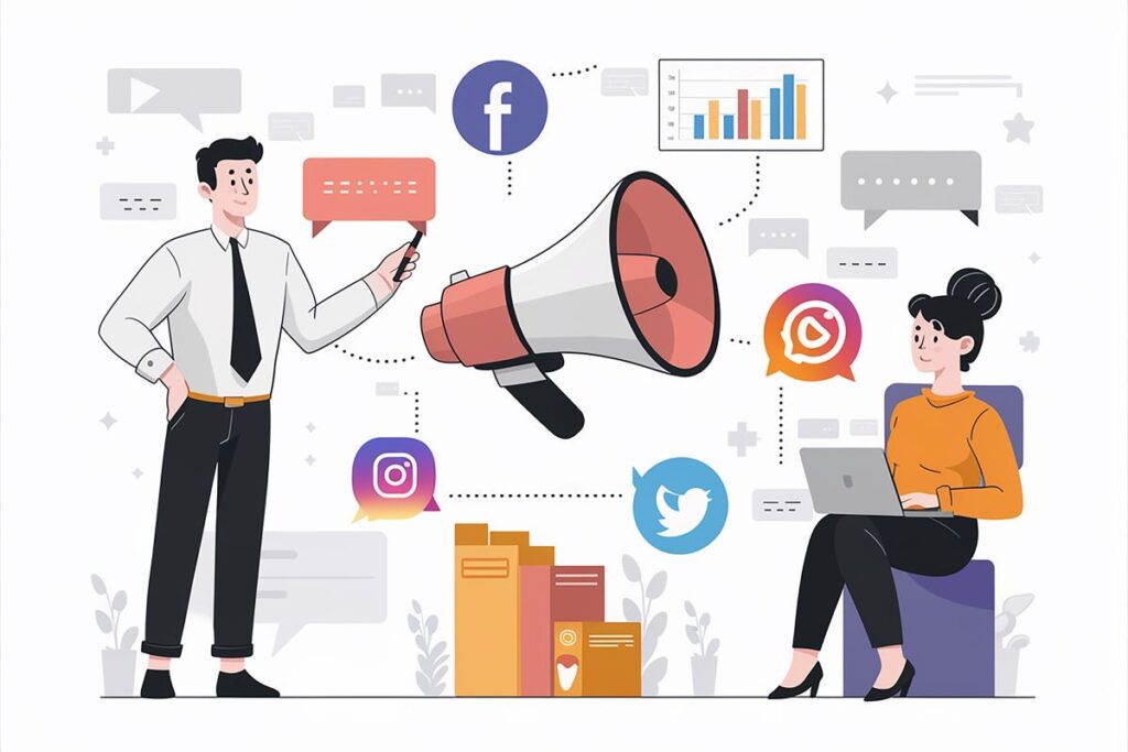 what is social media advertising