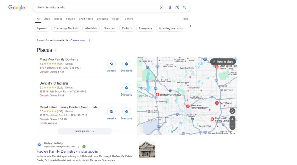 Dentist in Indianapolis