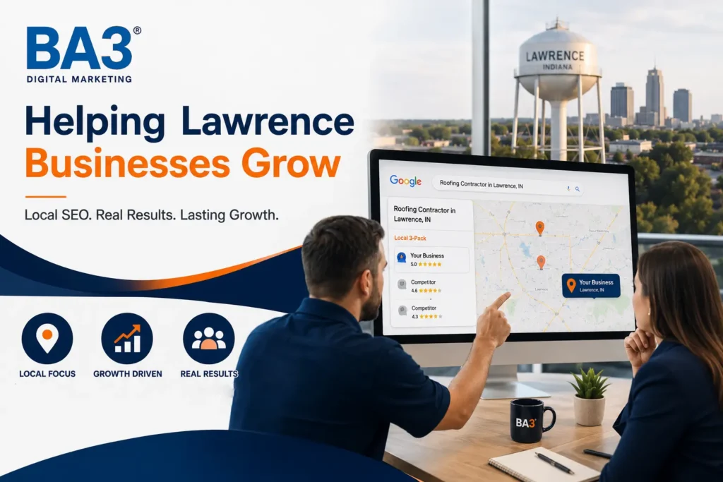 BA3® Digital Marketing helps lawrence businesses