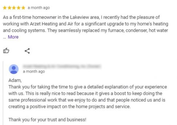 Customer review Customer review